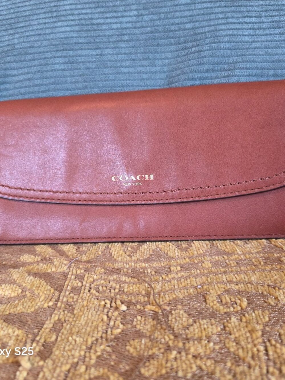 Coach Legacy Leather Soft Wallet, Cognac